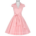 Grace Karin Women Vestidos de verão 50s 60s Vestido retro vintage Dressup Swirl Dress CL6087-5